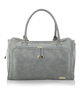 Isoki DOUBLE ZIP SATCHEL  STONE GREY