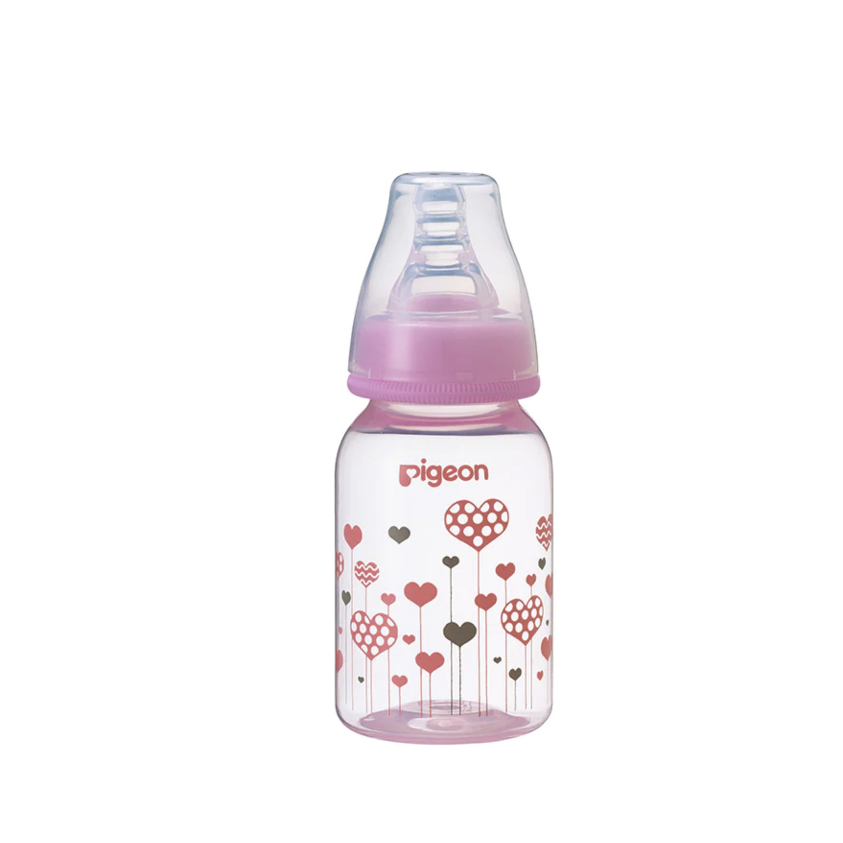 Pigeon Flexible™ Bottle (PP) Pink Hearts 120ml