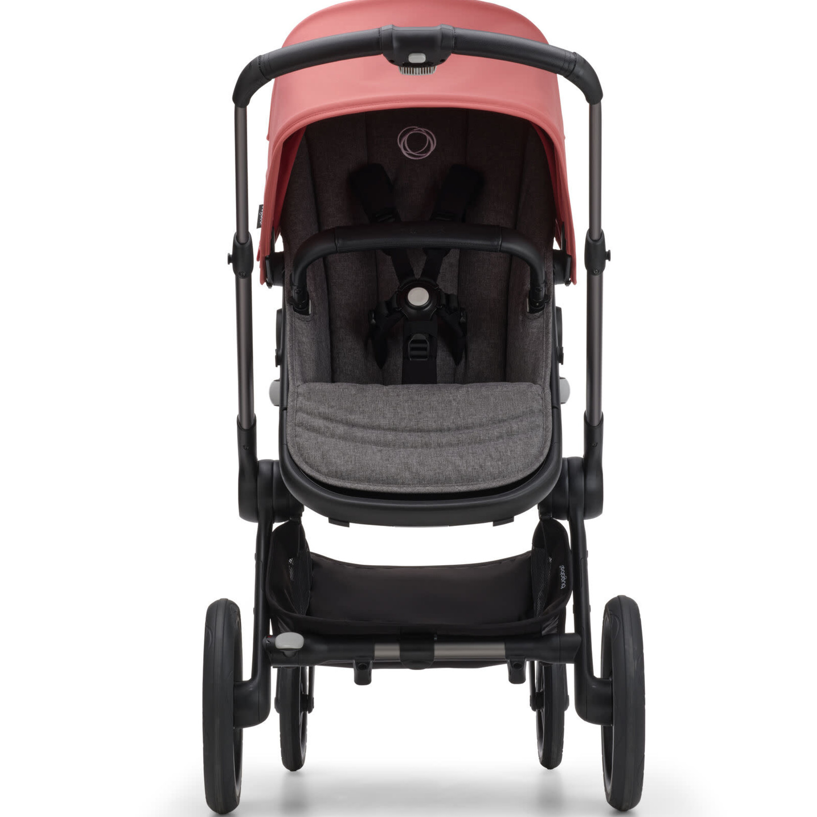 Bugaboo Fox 5 base AU Graphite/Grey Melange+Sun Canopy Sunrise Red