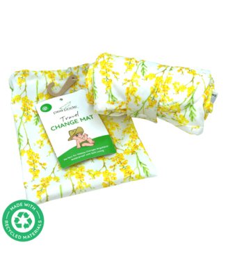 Pea Pods Travel Change Mat Wattle