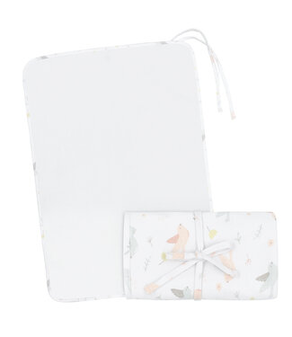 Living Textiles Waterproof Travel Change Mat - Ava Birds