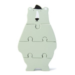 Trixie Wooden body puzzle-Mr. Polar Bear-18 cm x 10 cm x 2cm