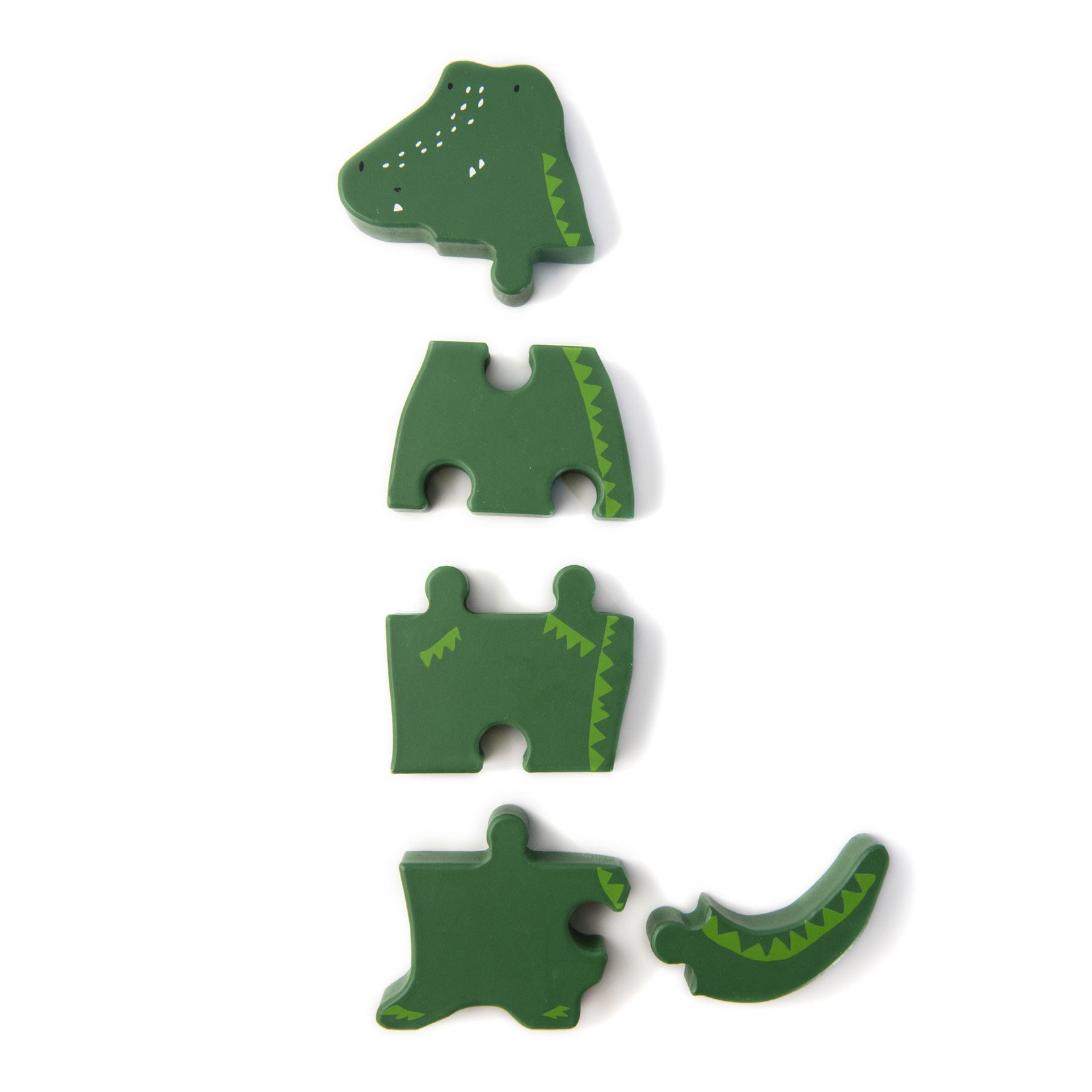 Trixie Wooden body puzzle-Mr. Crocodile-18 cm x 10 cm x 2cm