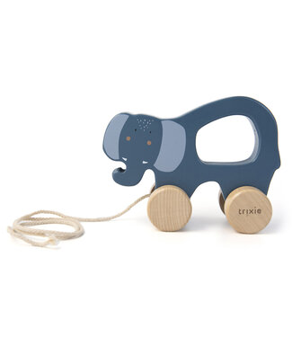 Trixie Wooden pull along toy-Mrs. Elephant