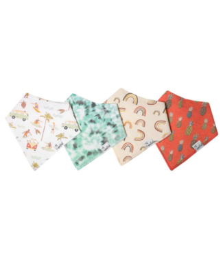 Copper Pearl Bandana Bibs (4 Pack) Maui