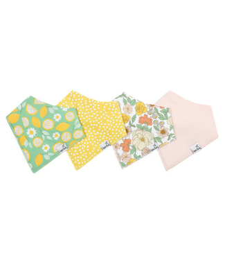 Copper Pearl Bandana Bibs (4 Pack) Lemon