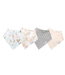 Copper Pearl Bandana Bibs (4 Pack) Coral