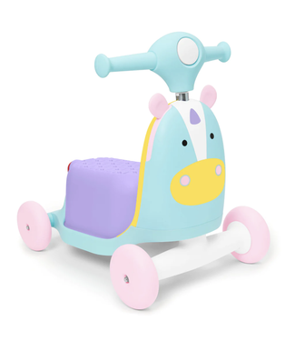 Skip Hop Zoo Ride On 3 in 1 Scooter-Unicorn