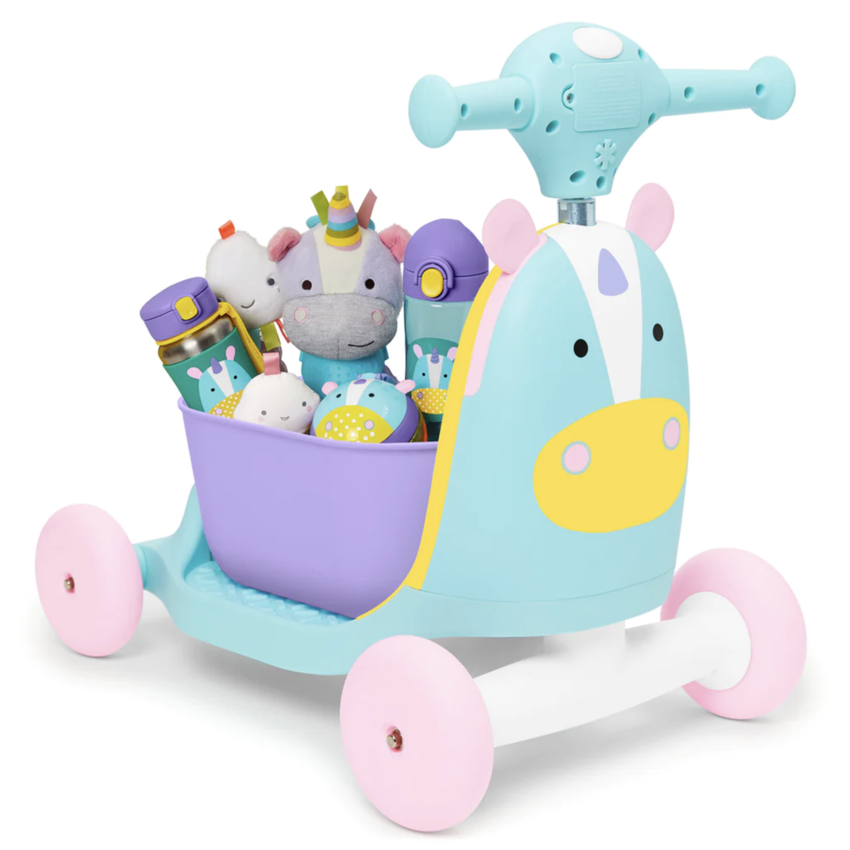 Skip Hop Zoo Ride On 3 in 1 Scooter-Unicorn