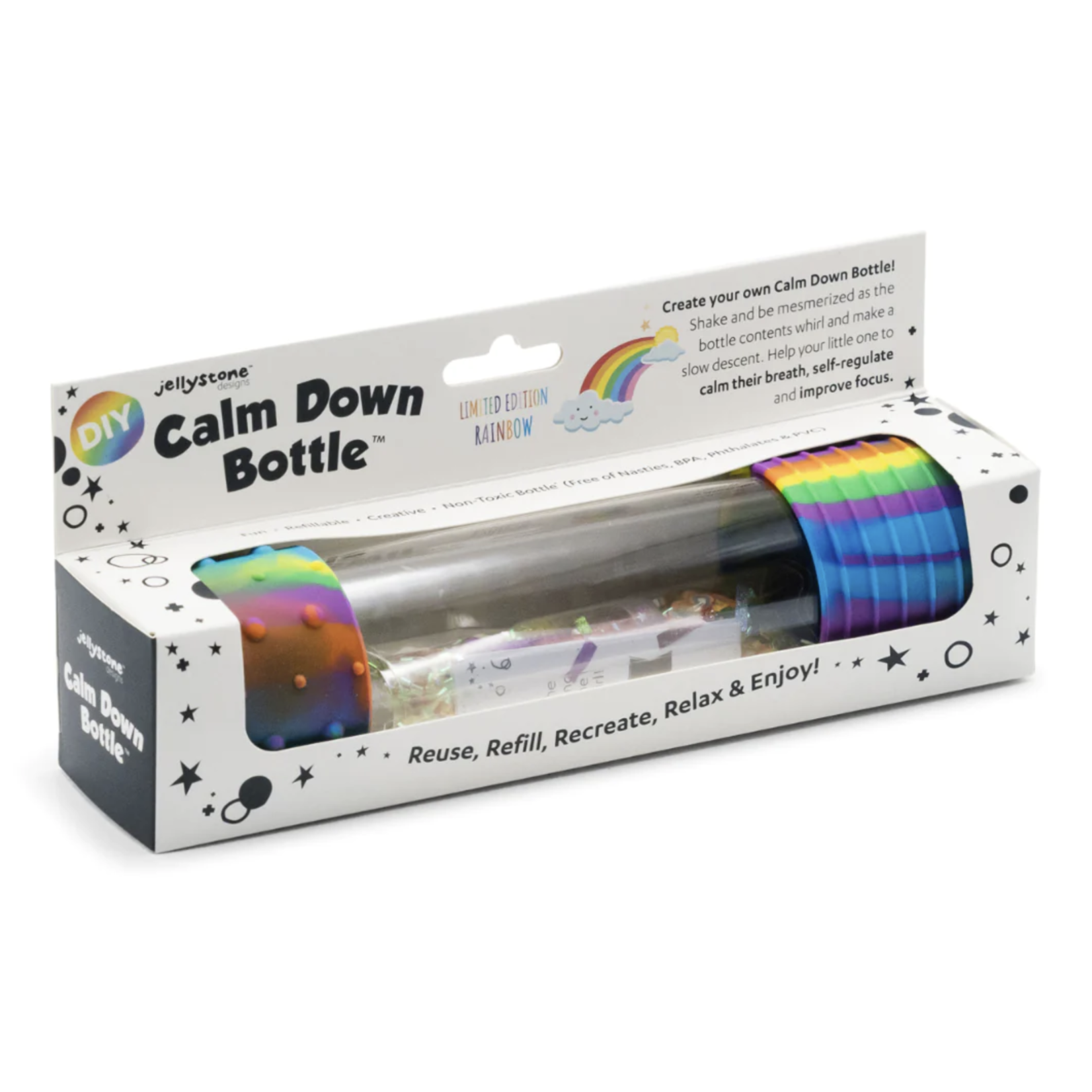 Jellystone Designs DIY Calm Down Bottle-Rainbow