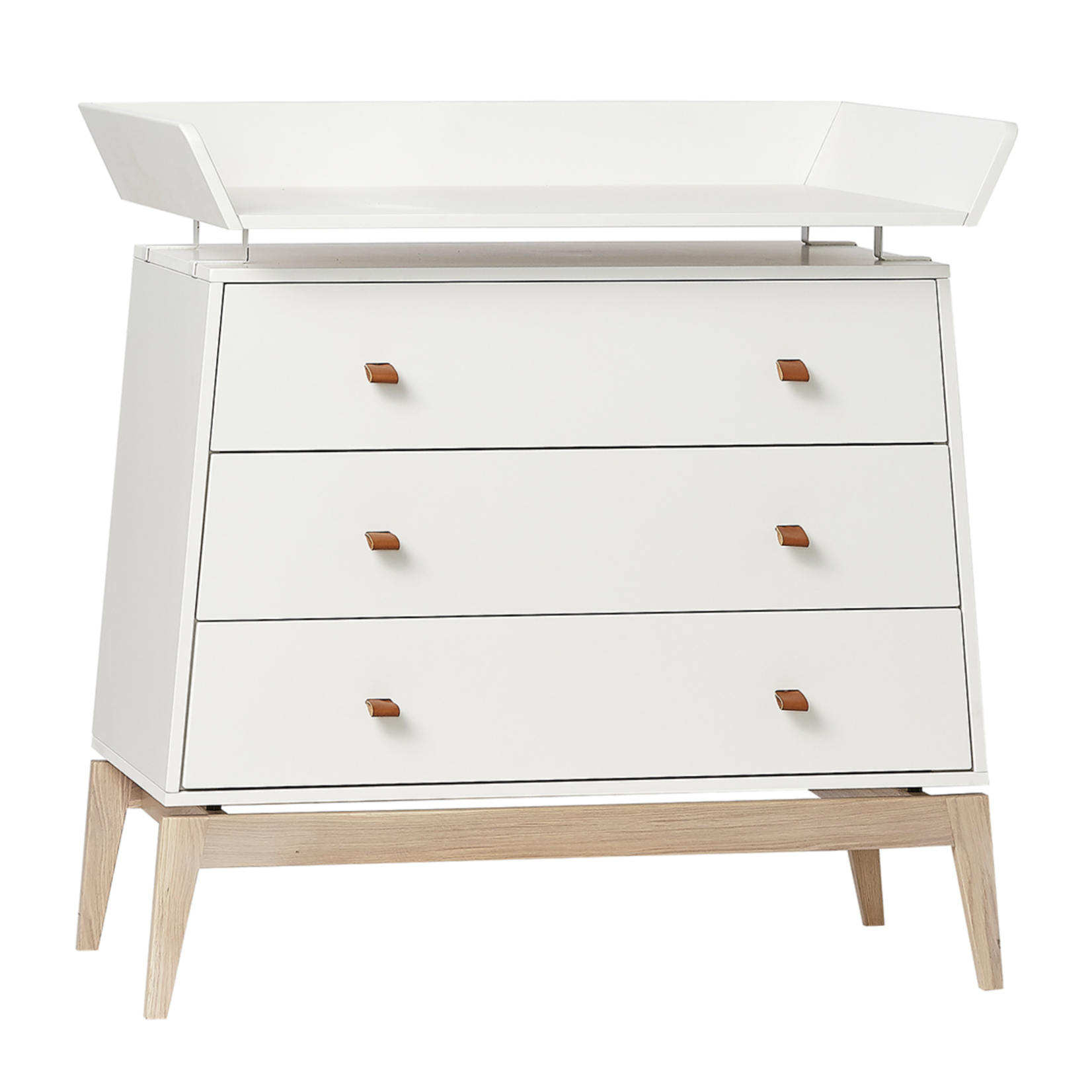 Leander Luna Dresser Changing Unit-White