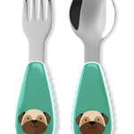 Skip Hop Zoo Utensils Fork&Spoon-Pug
