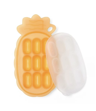 Haakaa Silicone Pineapple Nibble Tray-Tangerine(New)