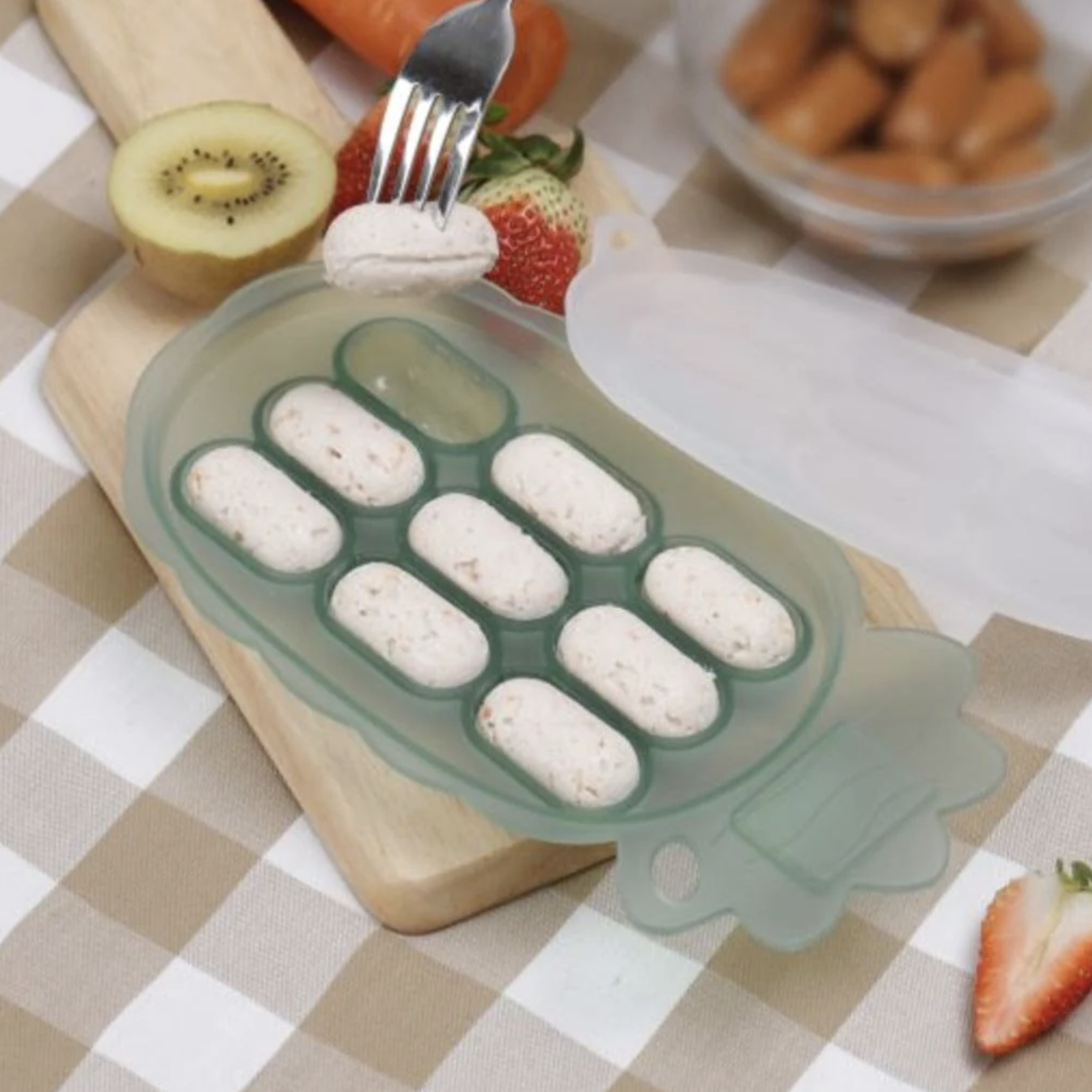 Haakaa Silicone Pineapple Nibble Tray-Blush(New)