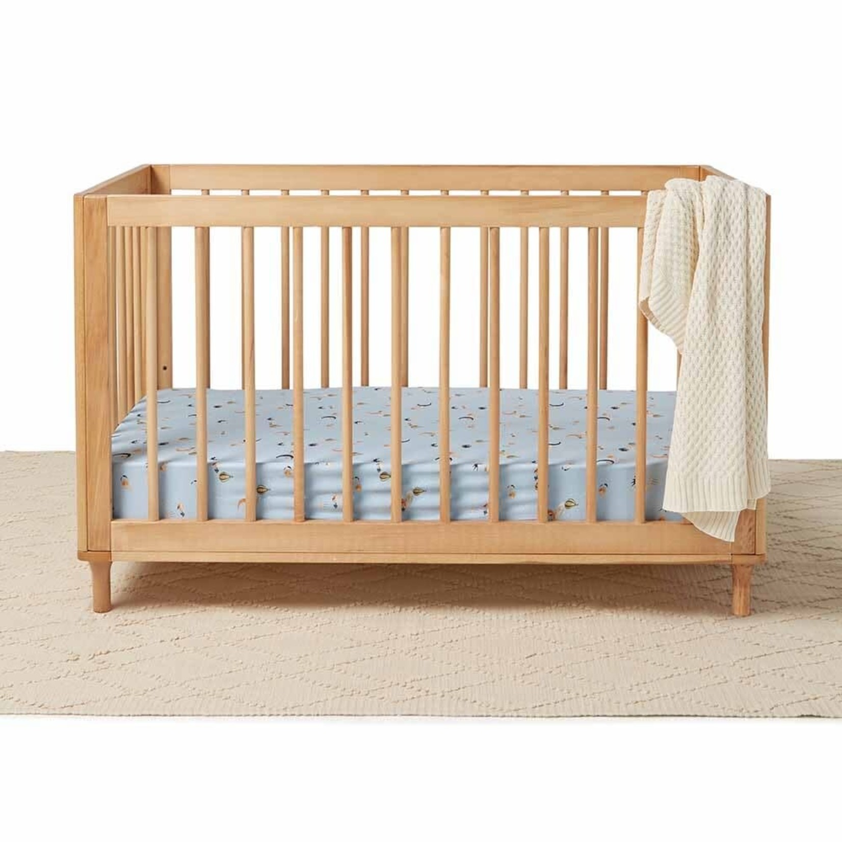 Snuggle Hunny Fitted Cot Sheet-Dream