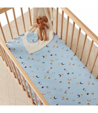 Snuggle Hunny Fitted Cot Sheet-Dream