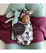 Snuggle Hunny Organic Snuggle Swaddle & Topknot Set-Banksia