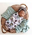 Snuggle Hunny Organic Snuggle Swaddle & Topknot Set-Banksia