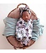 Snuggle Hunny Organic Snuggle Swaddle & Topknot Set-Banksia