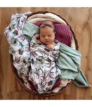 Snuggle Hunny Organic Muslin Wrap-Banksia