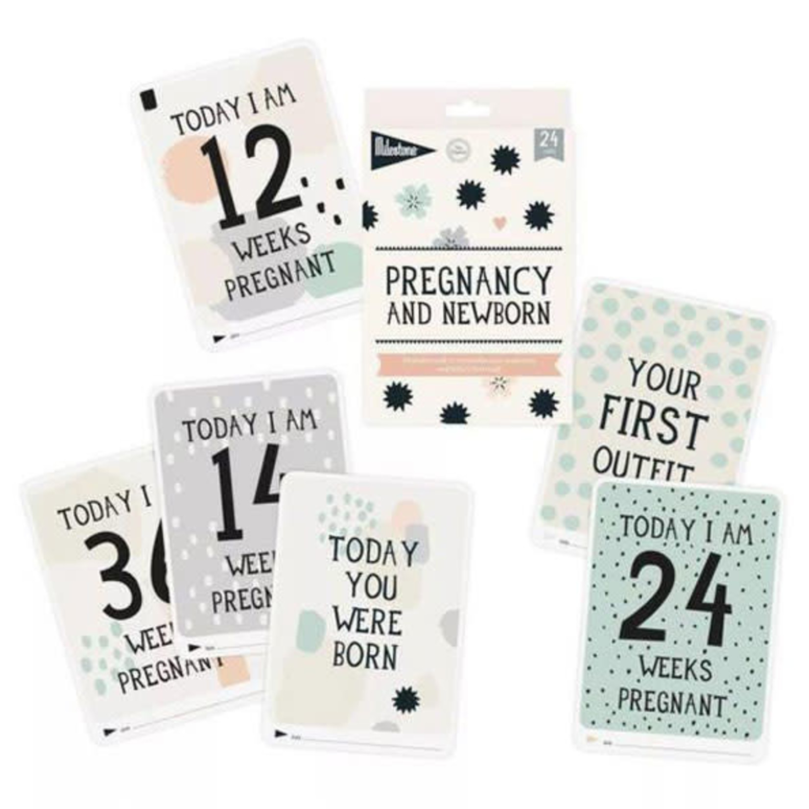 Photo Card Set  Pregnancy & Newborn(24cards)
