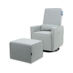 Valco Baby Iris Glider Set(Incl Harmony Ottoman)-Cobalt(N0182/N0185)