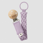 BIBS Paci Clip-Violet Sky/Mauve