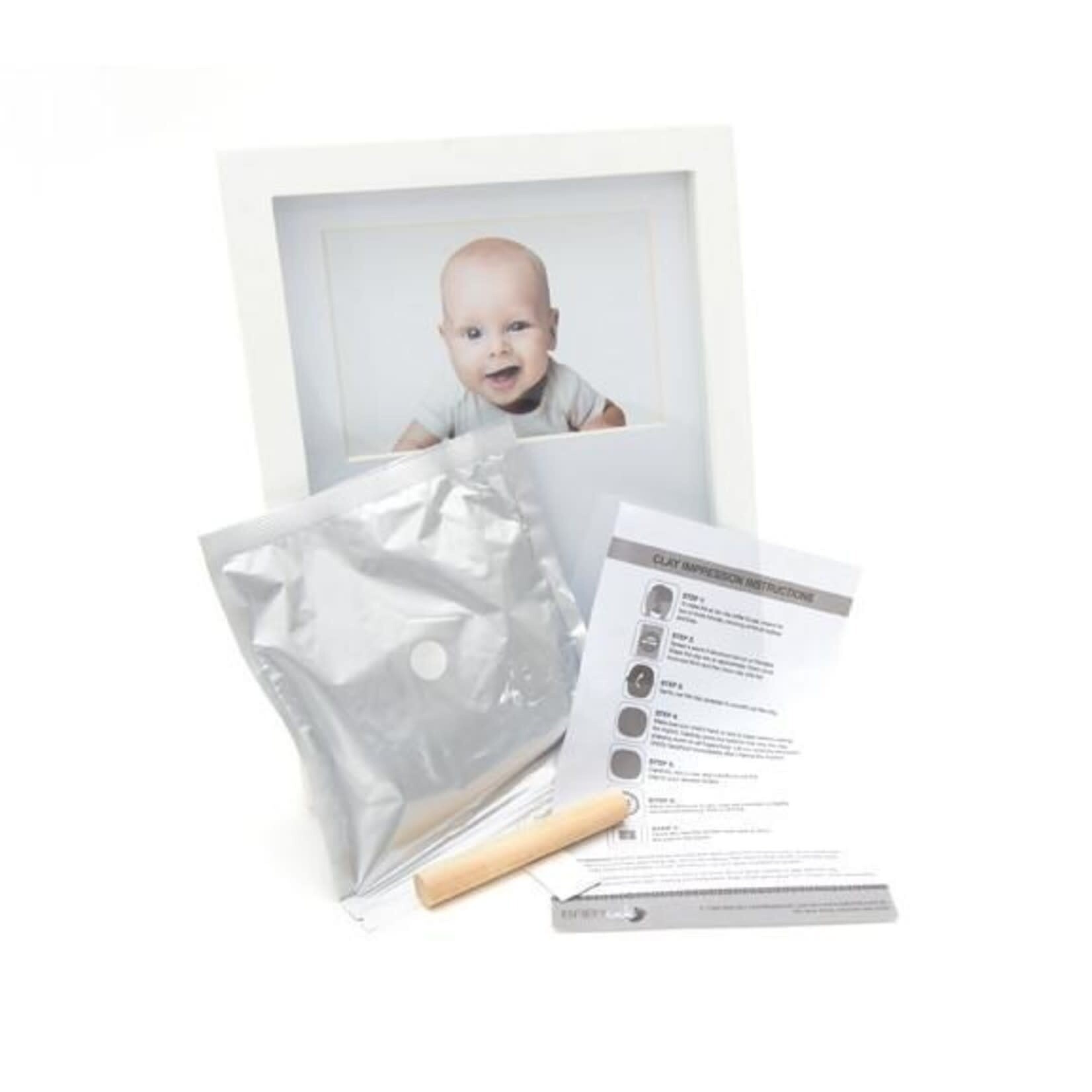 BABYink Soft Clay | Keepsake Frame Kit White