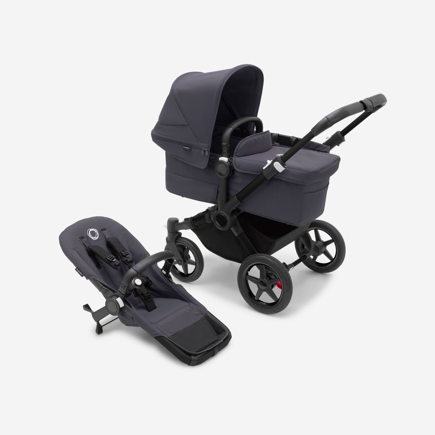 Bugaboo Donkey 5 Mono complete AU BLACK/STORMY BLUE-STORMY BLUE