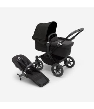 Bugaboo Donkey 5 Mono complete BLACK/MIDNIGHT BLACK-MIDNIGHT BLACK + Bonus Gift Total Value $259.95