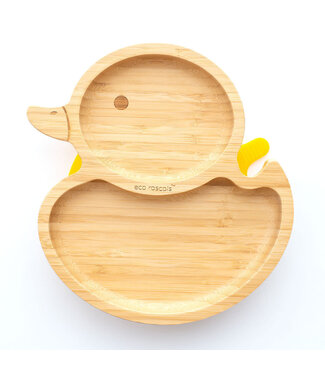 Eco Rascals Duck Plate-Yellow