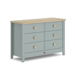 Boori Universal 6 Drawer Chest V23-Blueberry and Almond