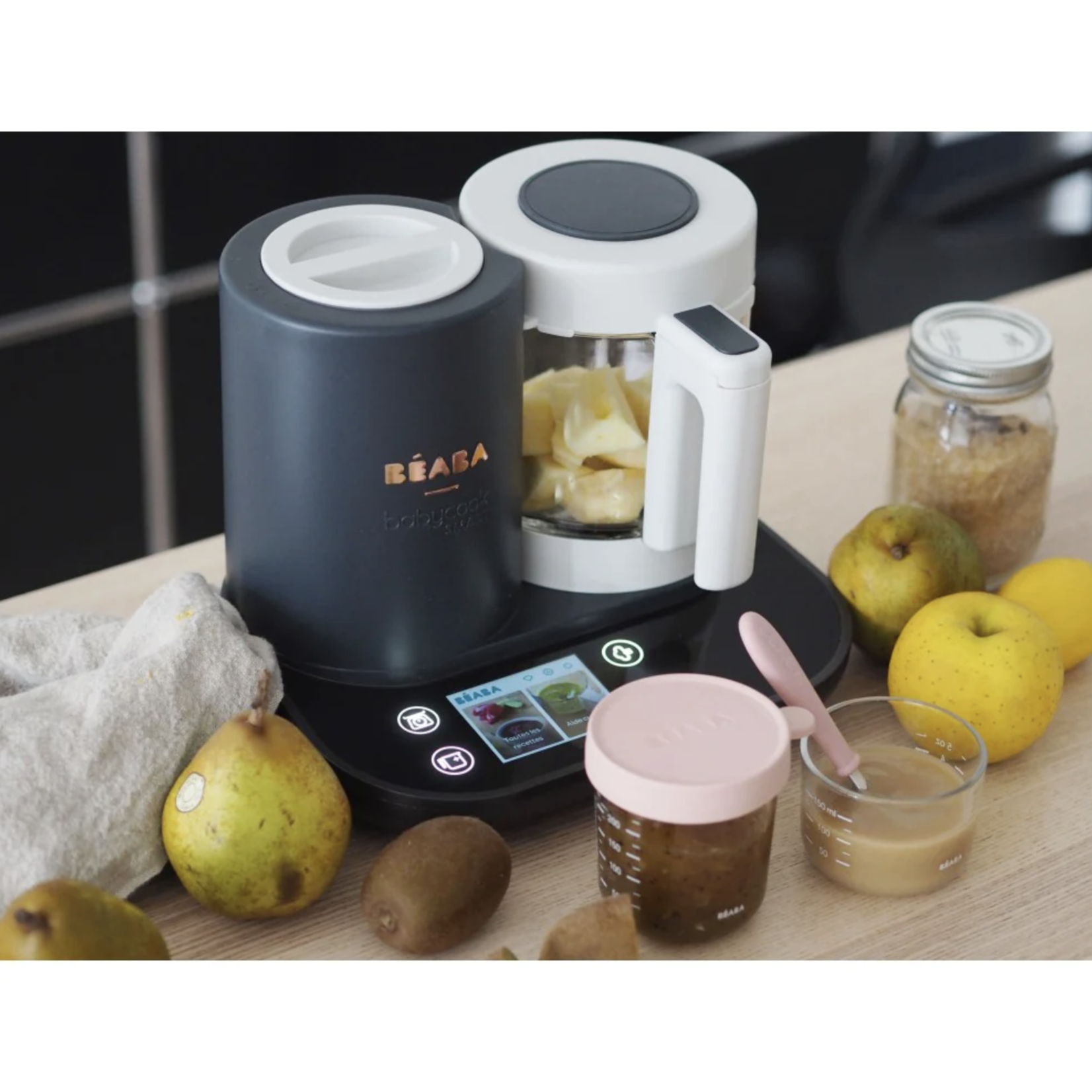 BEABA Babycook Smart Robot Cooker - Charcoal Grey