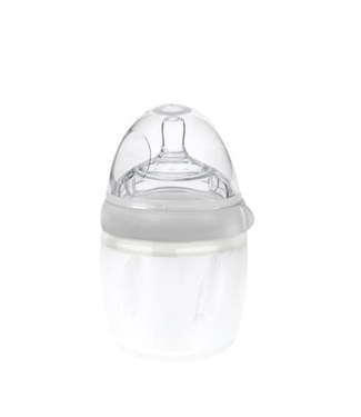 Haakaa Generation 3 Silicone Baby Bottle-Grey 160ml(slow teat)