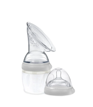 Haakaa Generation 3 160ml Breast Pump&Baby Bottle Top Set Grey