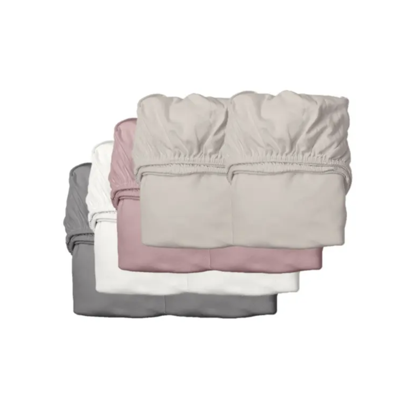 Leander ORGANIC Cot Sheets -Dusty Rose