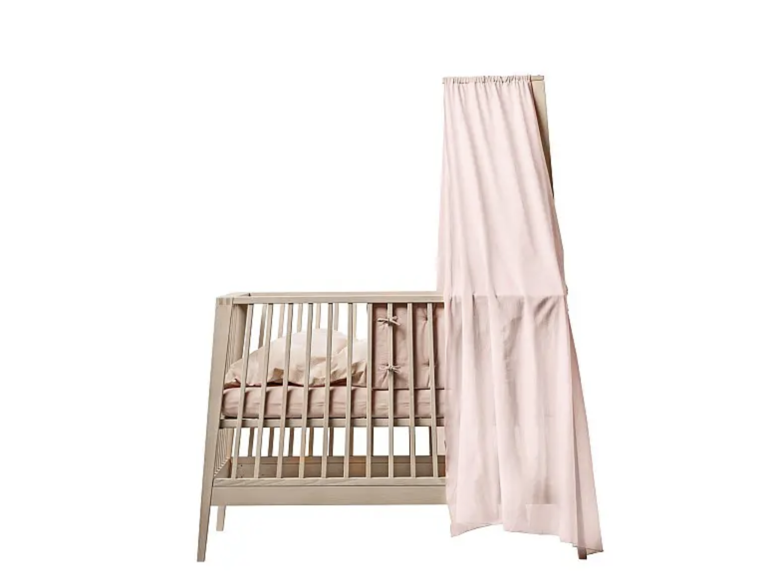 Leander Linea / Luna Cot CanopyDusty Rose Whole Bubs