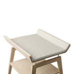 Leander ORGANIC Linea Change Table Mat Cover-Cappucino