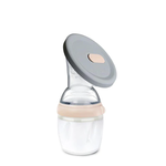 Haakaa Generation 3 Silicone Breast Pump & Silicone Cap Set-Peach 160ml