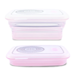 Haakaa Silicone Collapsible Food Storage Container New & Improved Pink 1160ml