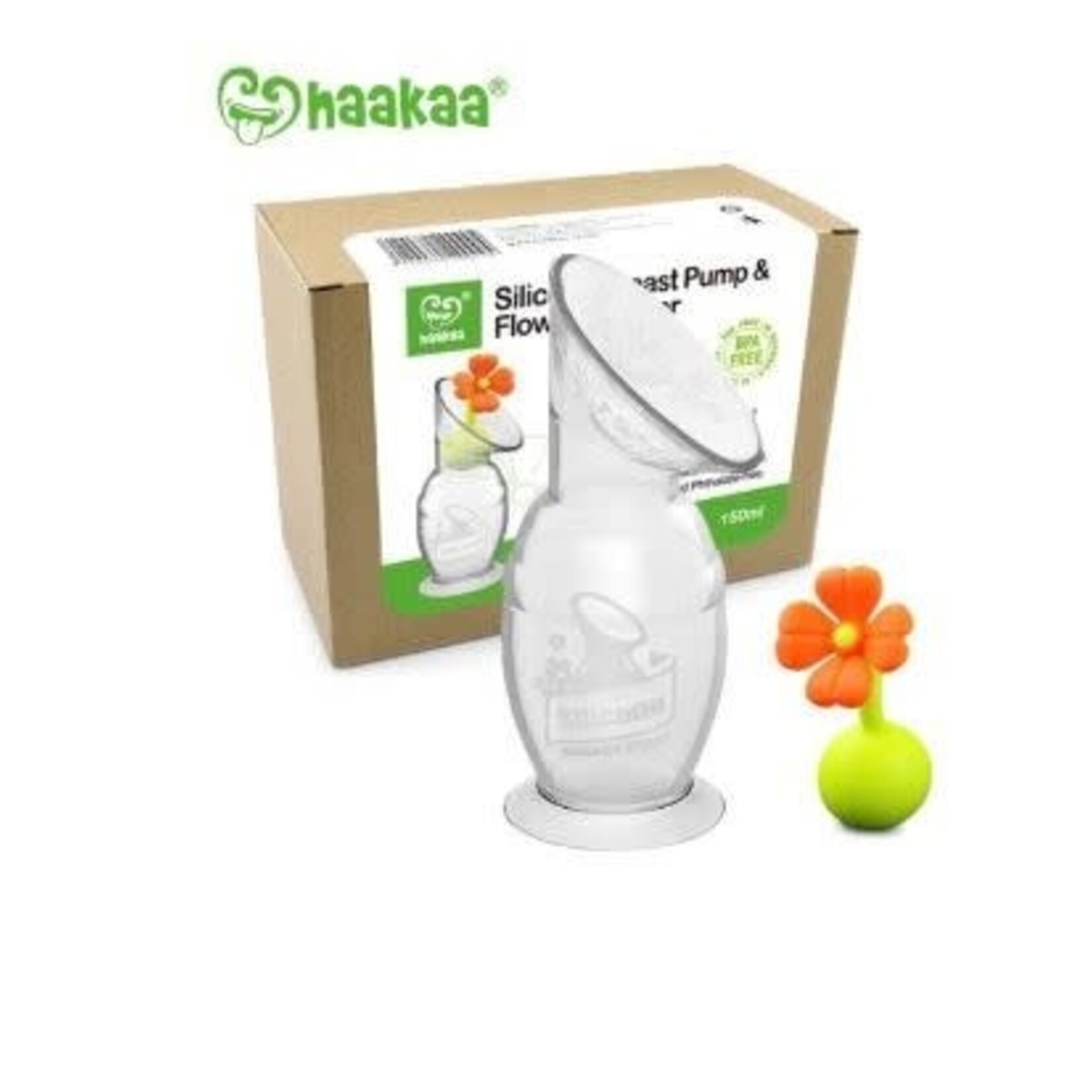 Haakaa Generation 2 150ml Pump and Stopper Gift Box Orange