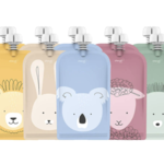 Cherub Baby ON THE GO REUSABLE FOOD POUCHES (150ML) - ANIMAL SET 10PK