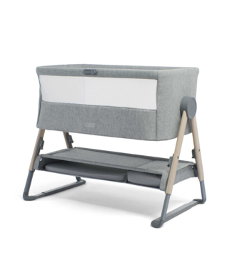 Mamas & Papas Lua Bedside Crib - Grey