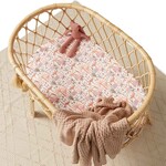 Snuggle Hunny Bassinet Sheet / Change Pad Cover Palm Springs