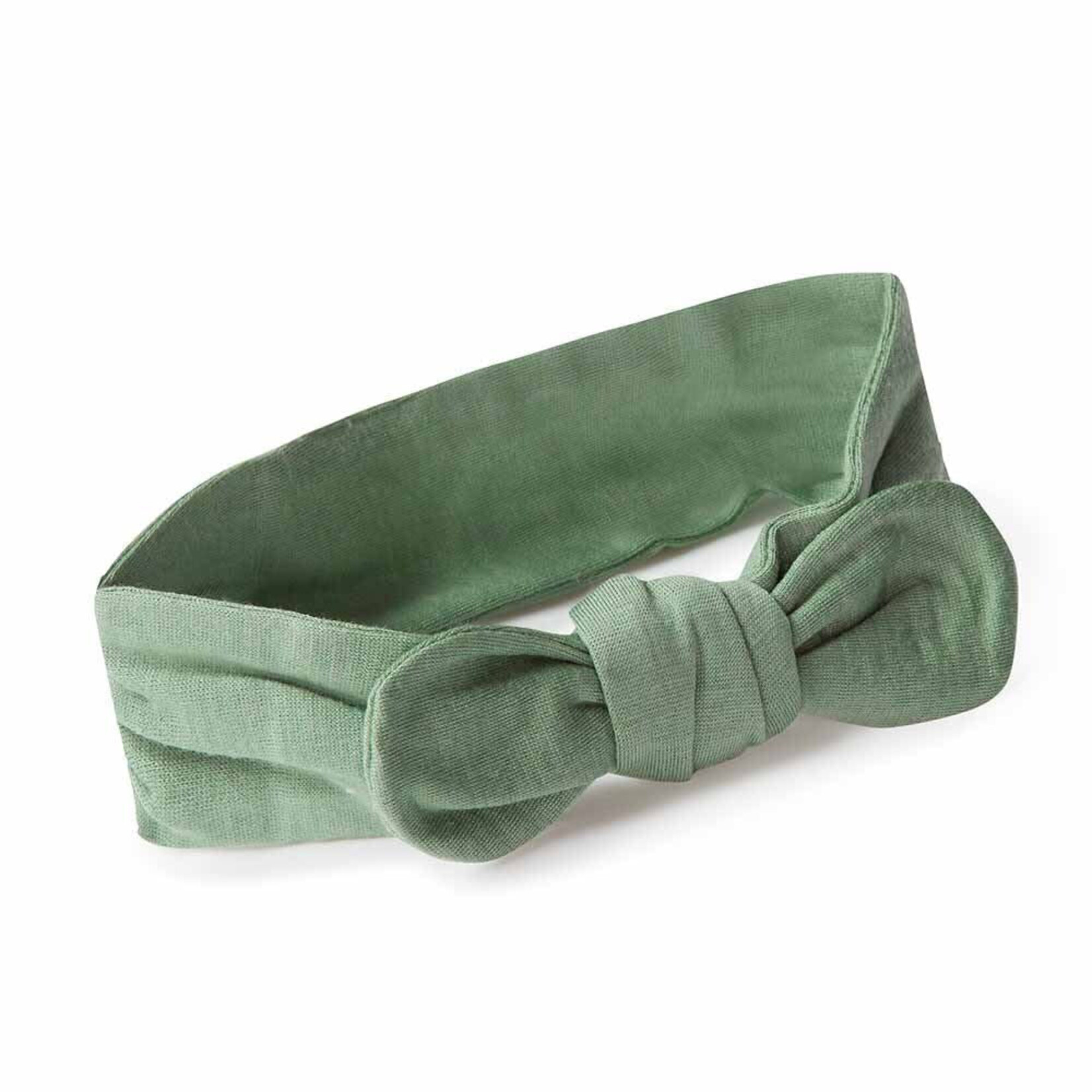 Snuggle Hunny Topknot Headband Olive