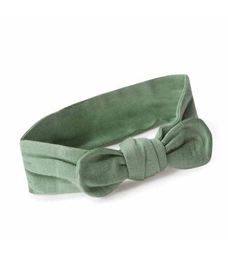 Snuggle Hunny Topknot Headband Olive