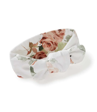 Snuggle Hunny Topknot Headband Rosebud