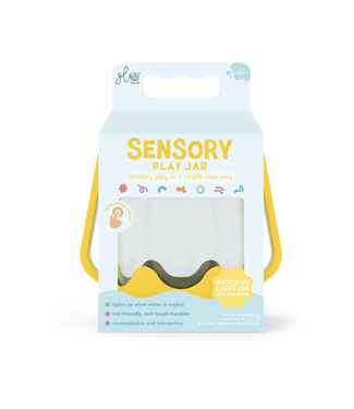 Jellystone Designs Glo Pal Sensory Play Jar-Yellow