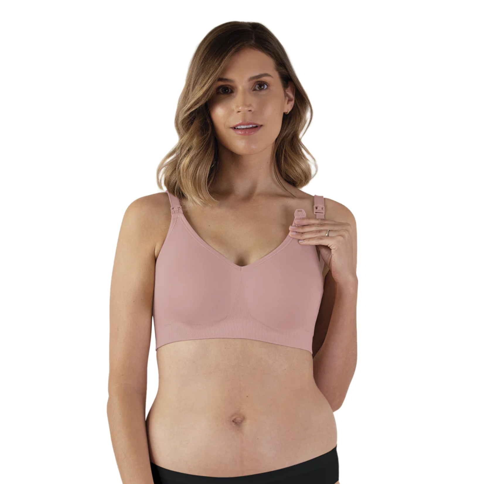 Bravado Body Silk Seamless Nursing Bra - Sustainable-Dusted Peony