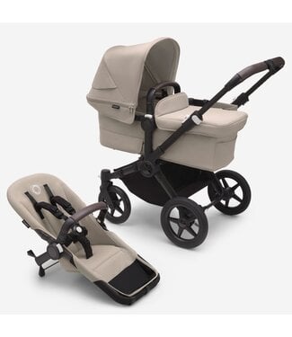 Bugaboo Donkey 5 Mono complete Desert taupe sun canopy, desert taupe fabrics, black chassis+Bonus Gift Total Value $259.95